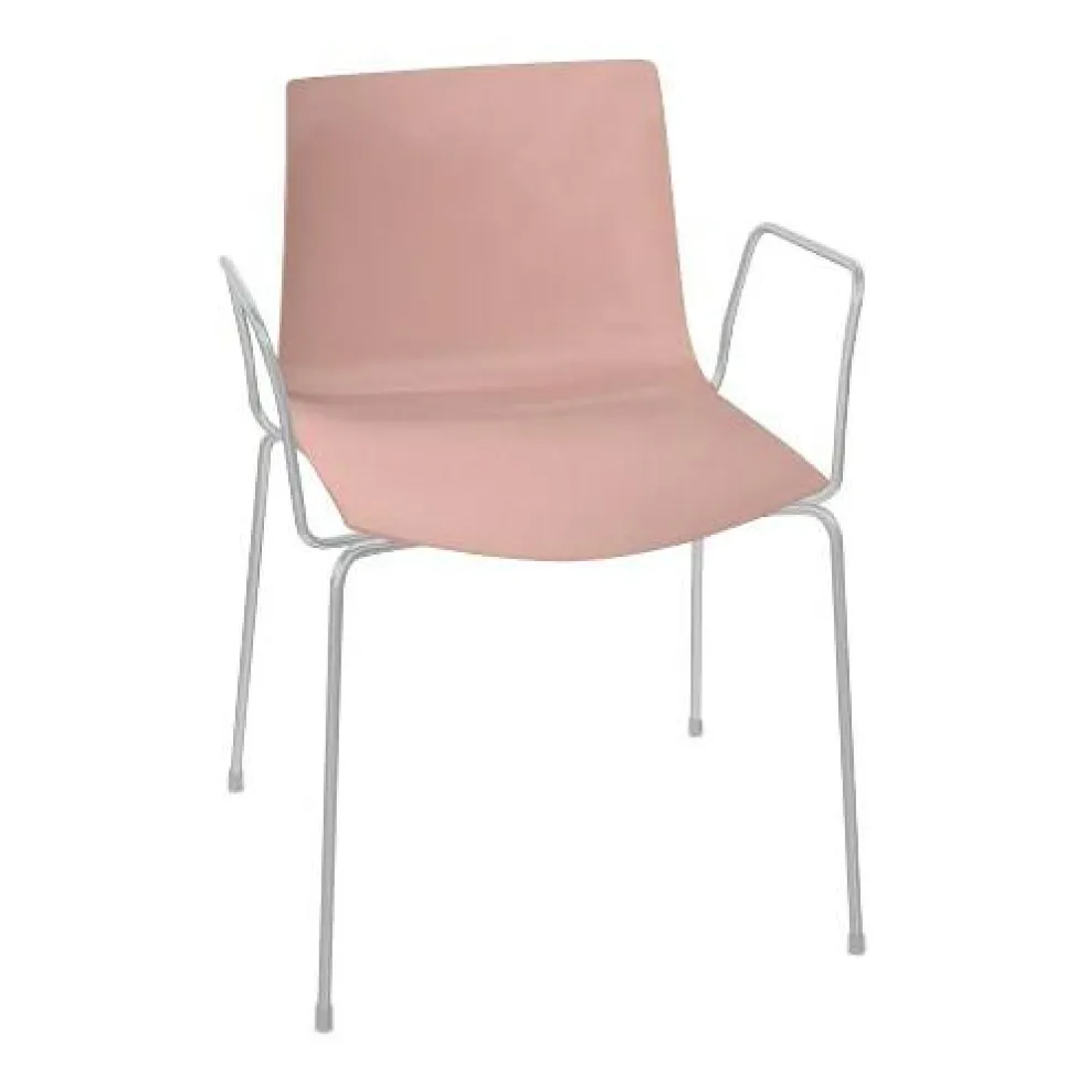 Catifa 46 0251 Armlehnstuhl einfarbig Gestell Chrom