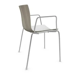 Catifa 46 0251 Armlehnstuhl zweifarbig Gestell Chrom