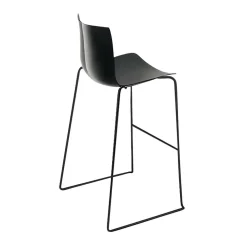 Catifa 46 0471 Barhocker einfarbig schwarz