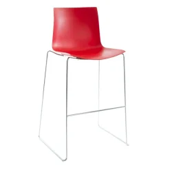 Catifa 46 0474 Barhocker niedrig einf. Chrom