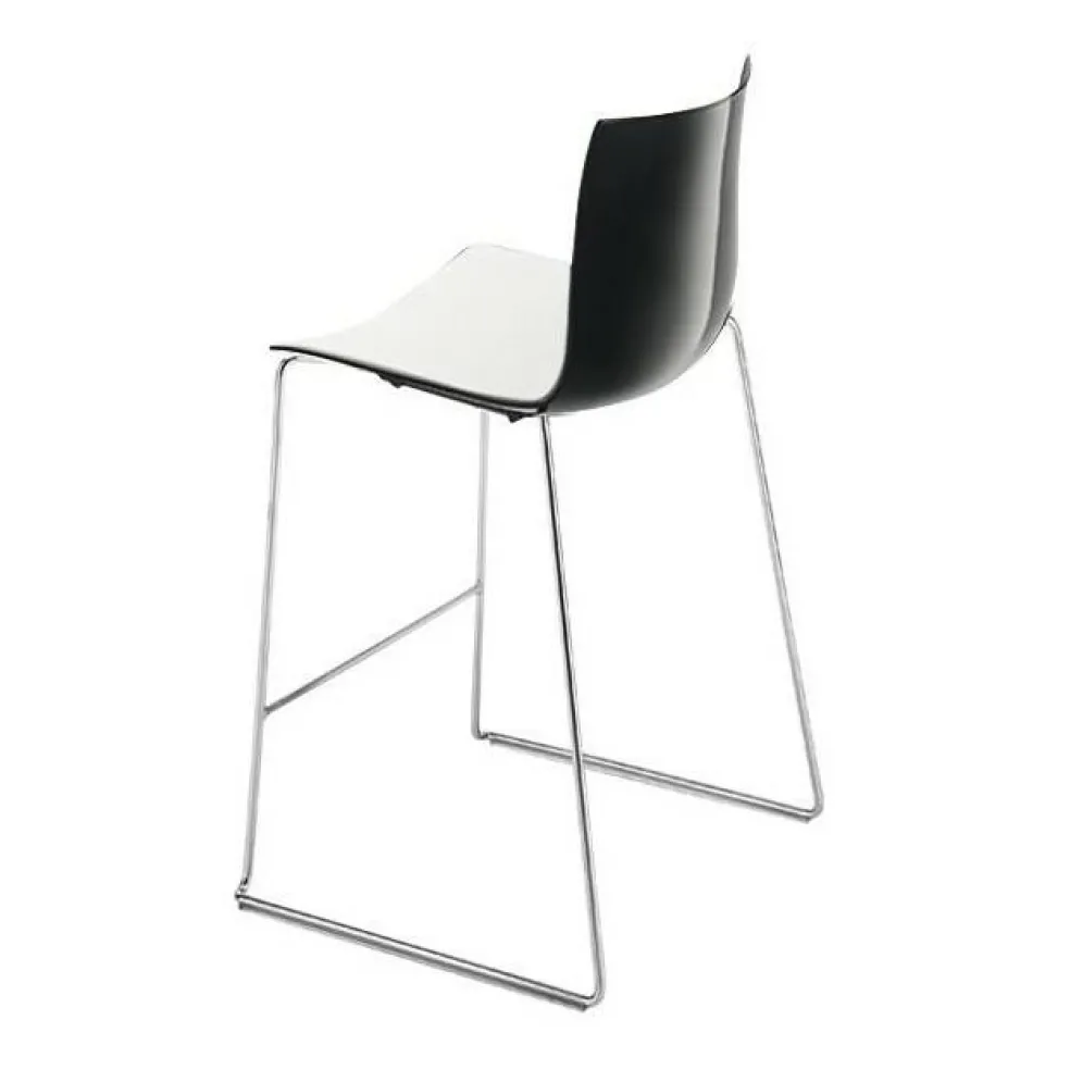 Catifa 46 0474 Barhocker niedrig zweif. Chrom