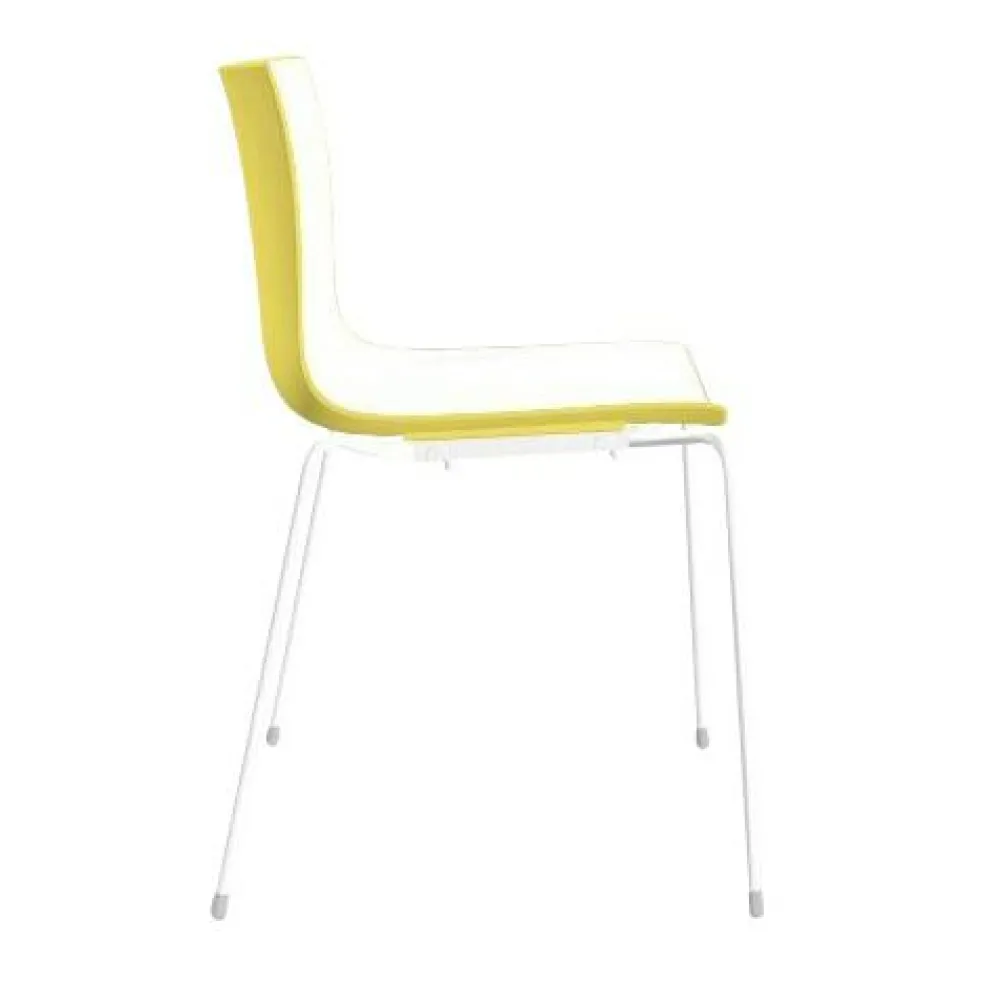 Catifa 46 0251 Stuhl zweifarbig Gestell weiß