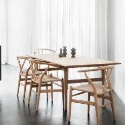 CH24 Wishbone Chair Gestell Buche 2er Set