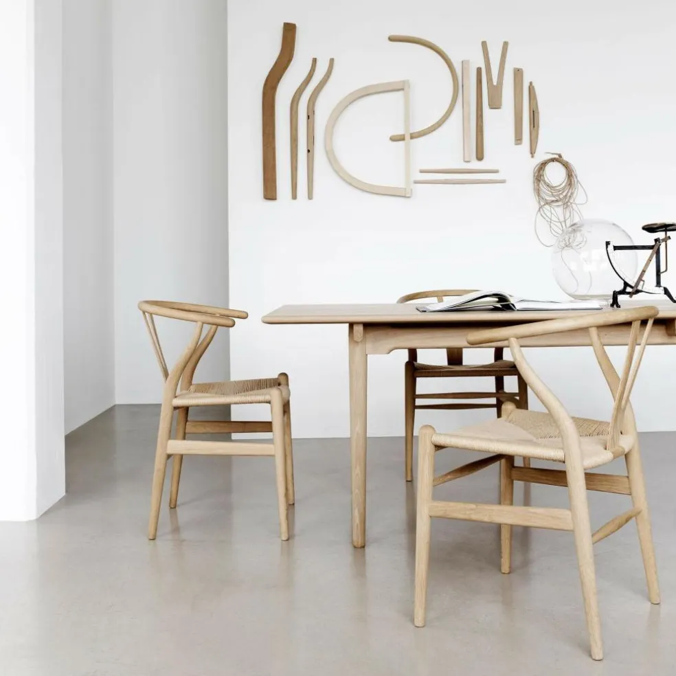 CH24 Wishbone Chair Gestell Buche 2er Set