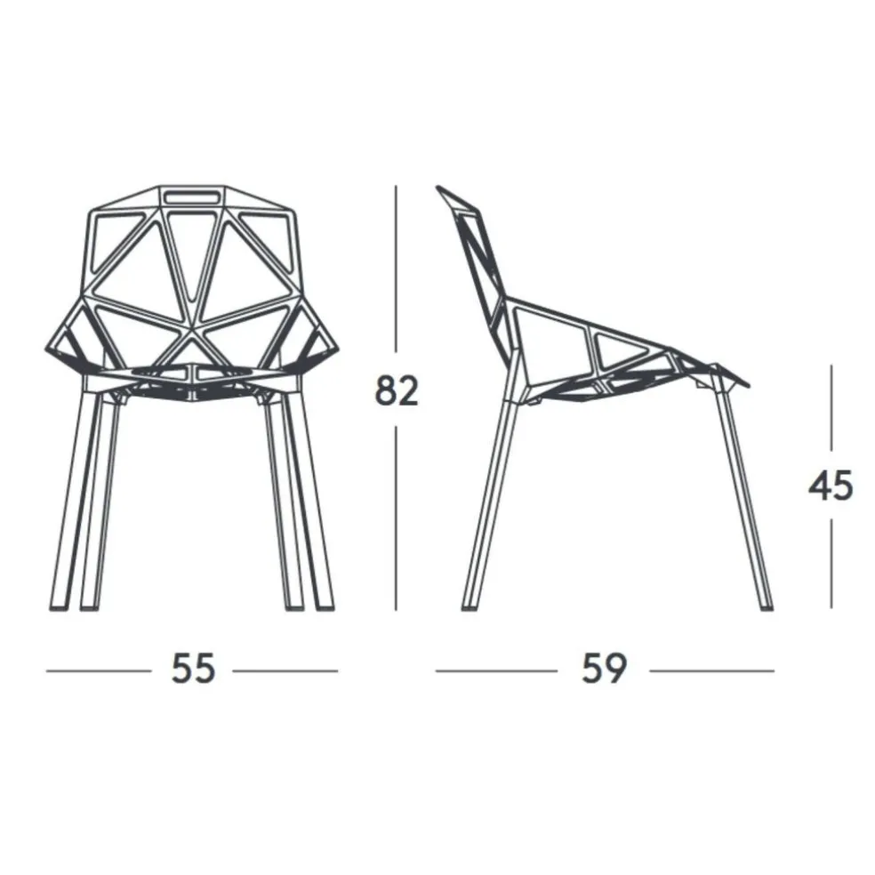 Chair One Stuhl stapelbar