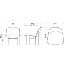 Chisel Lounge Stuhl