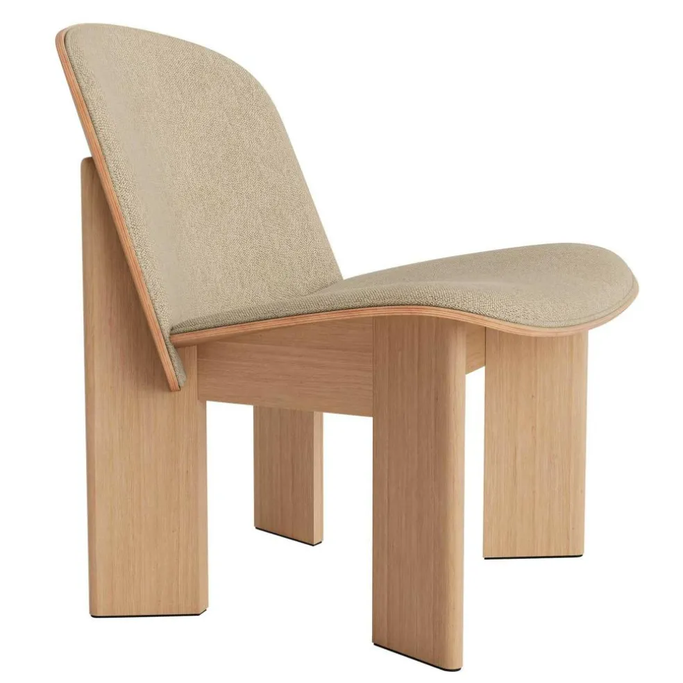 Chisel Lounge Stuhl Stoff