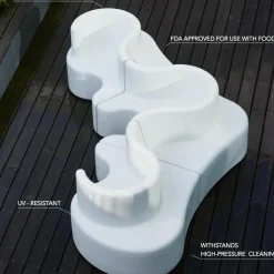 Cloverleaf In/Outdoor Sofa 371x158x80cm