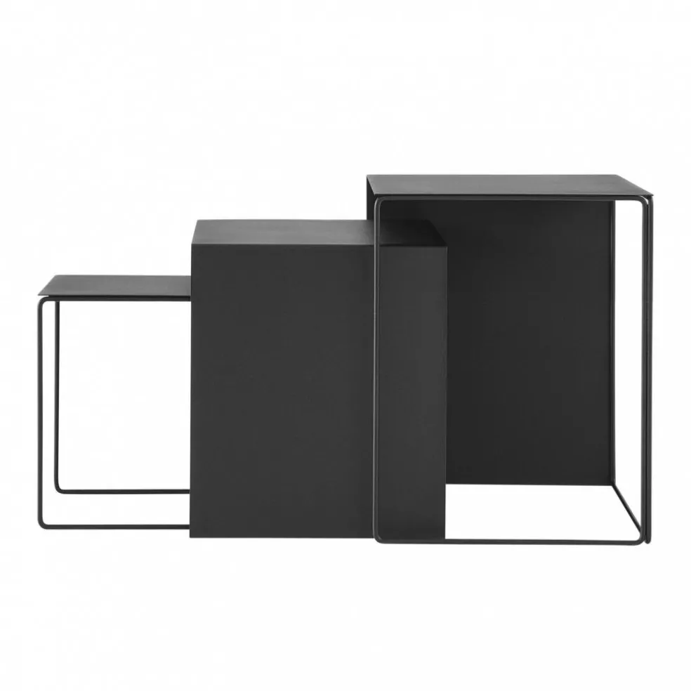 Cluster Beistelltisch 3er Set