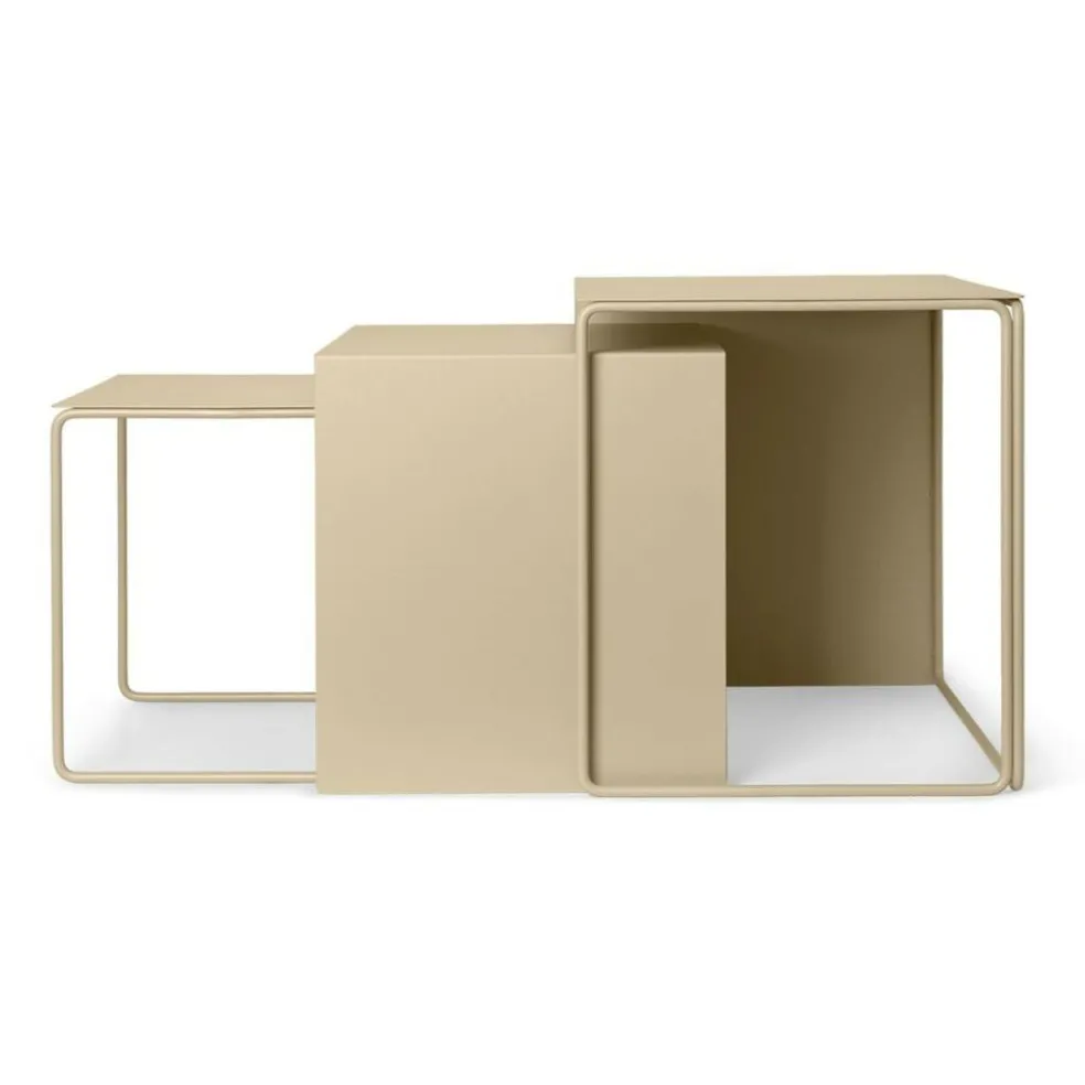 Cluster Beistelltisch 3er Set