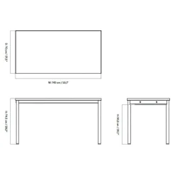 Co Schreibtisch 140x70cm