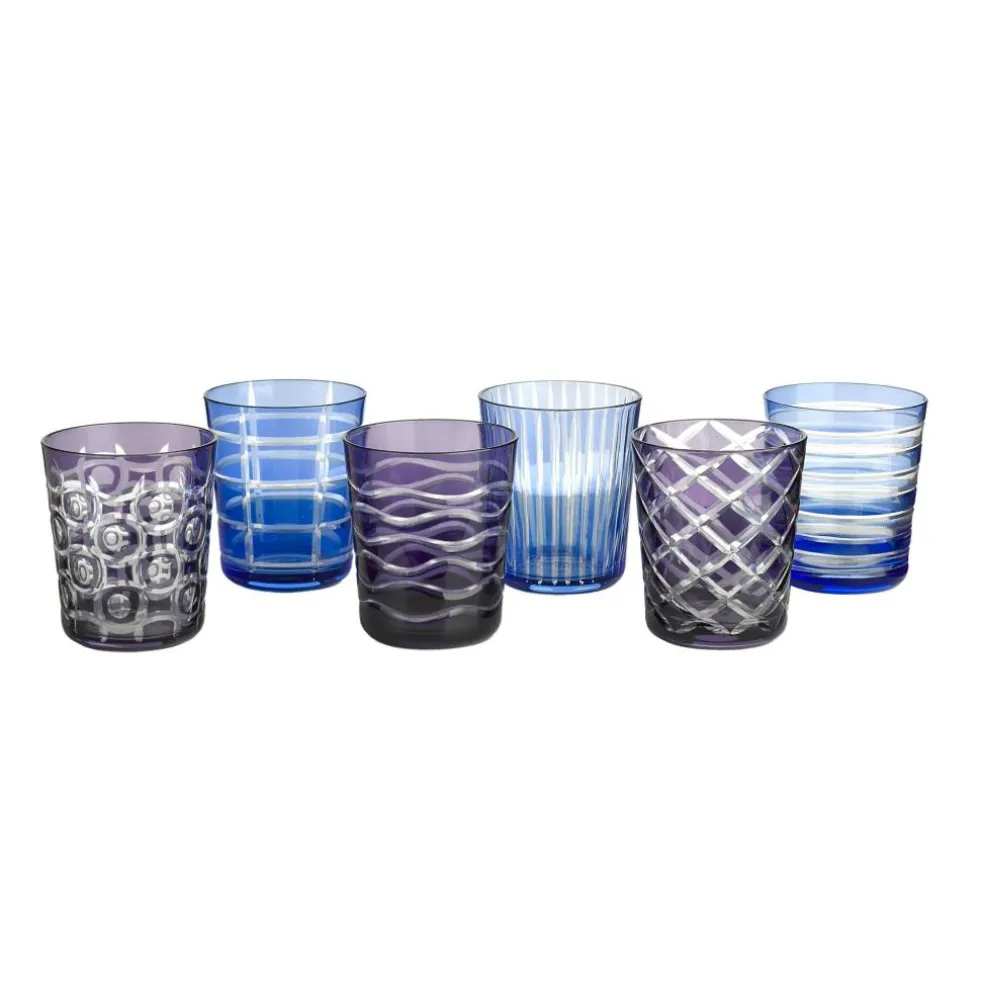 Cobalt Glas 6er Set