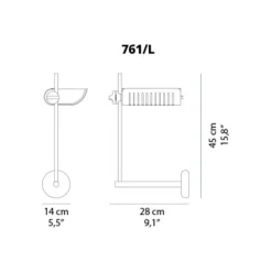 Colombo 761/L LED Wandleuchte