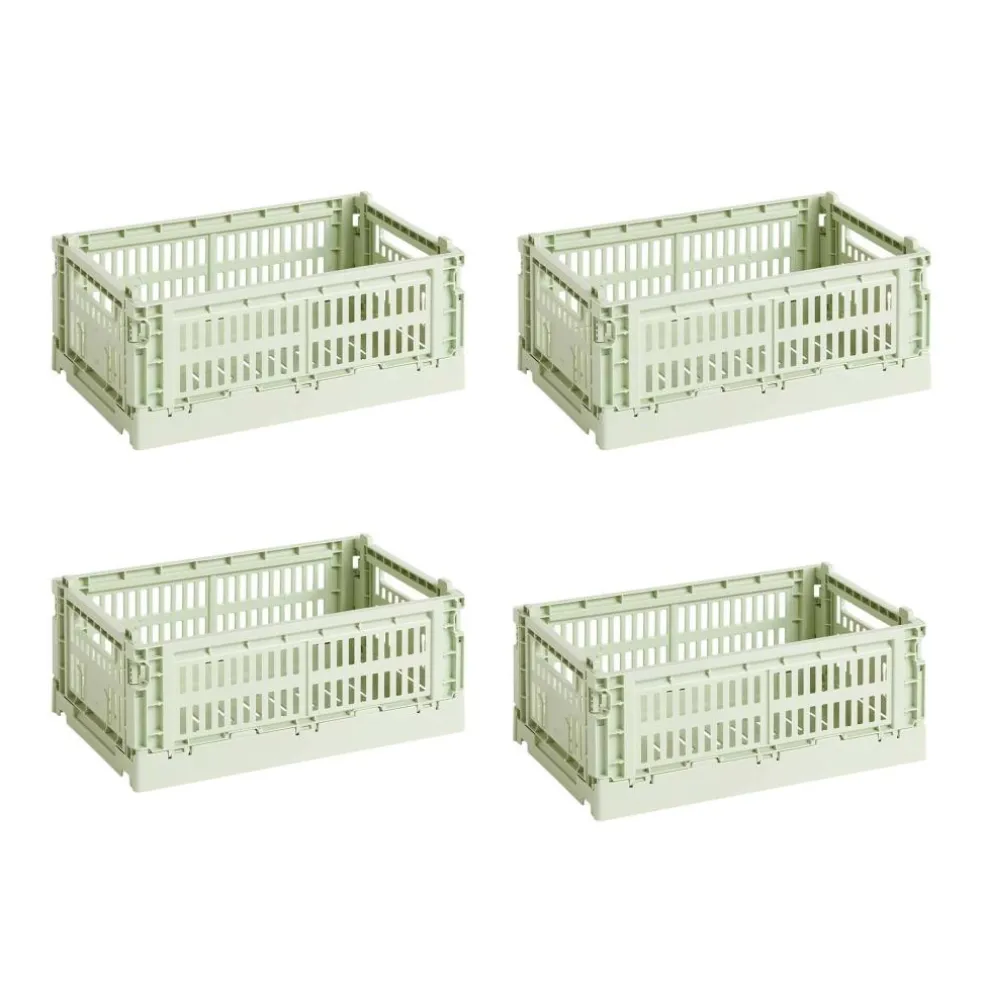 Colour Crate Korb recycelt S 4er Set