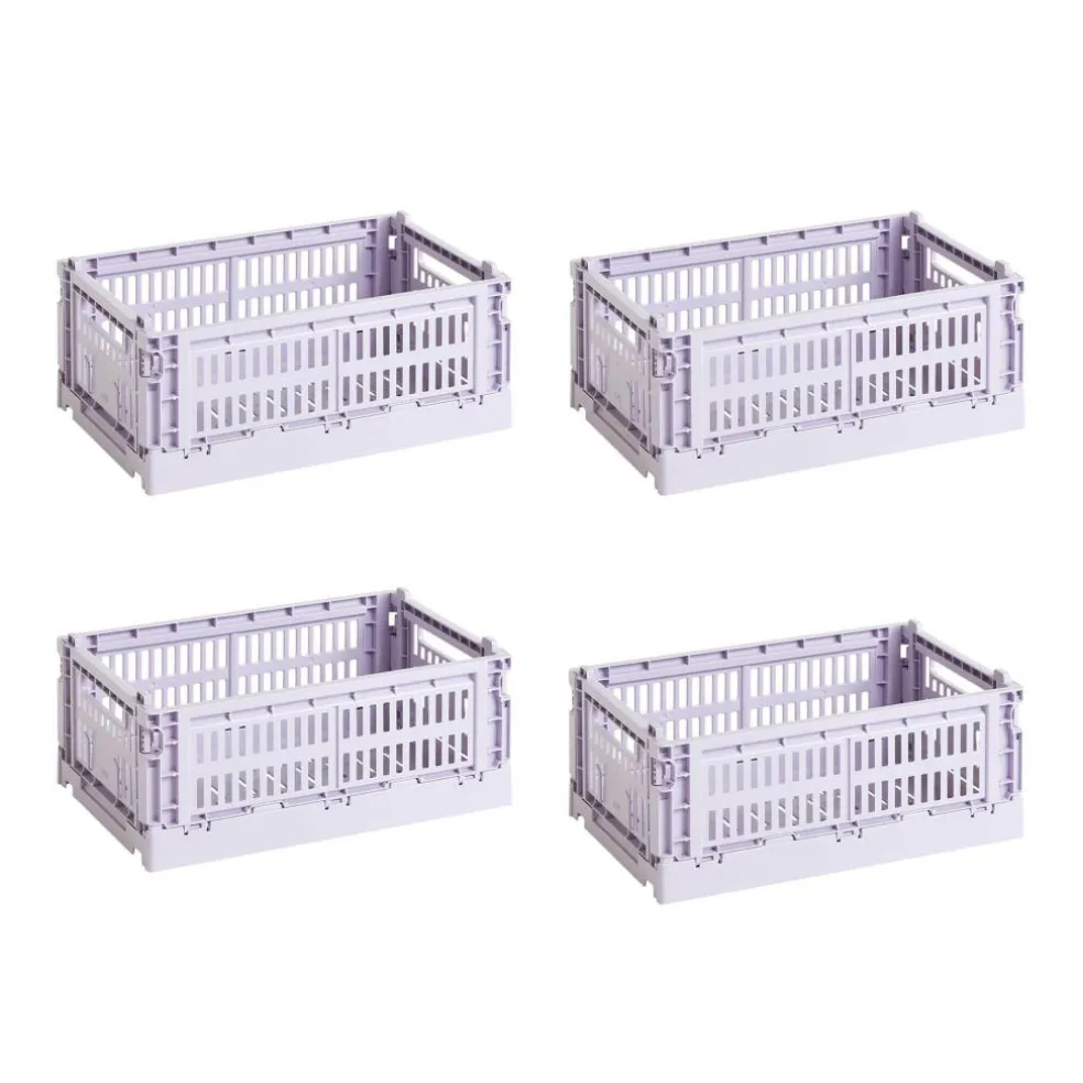 Colour Crate Korb recycelt S 4er Set