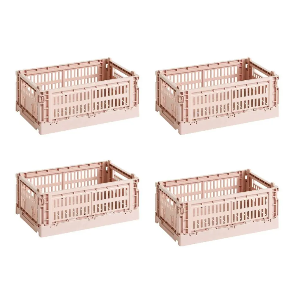 Colour Crate Korb recycelt S 4er Set