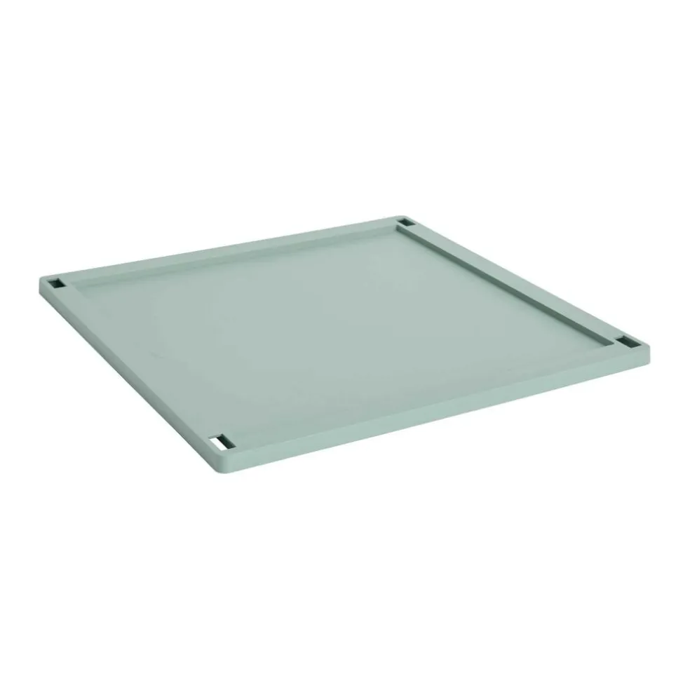 Colour Crate Square Deckel Kunststoff L
