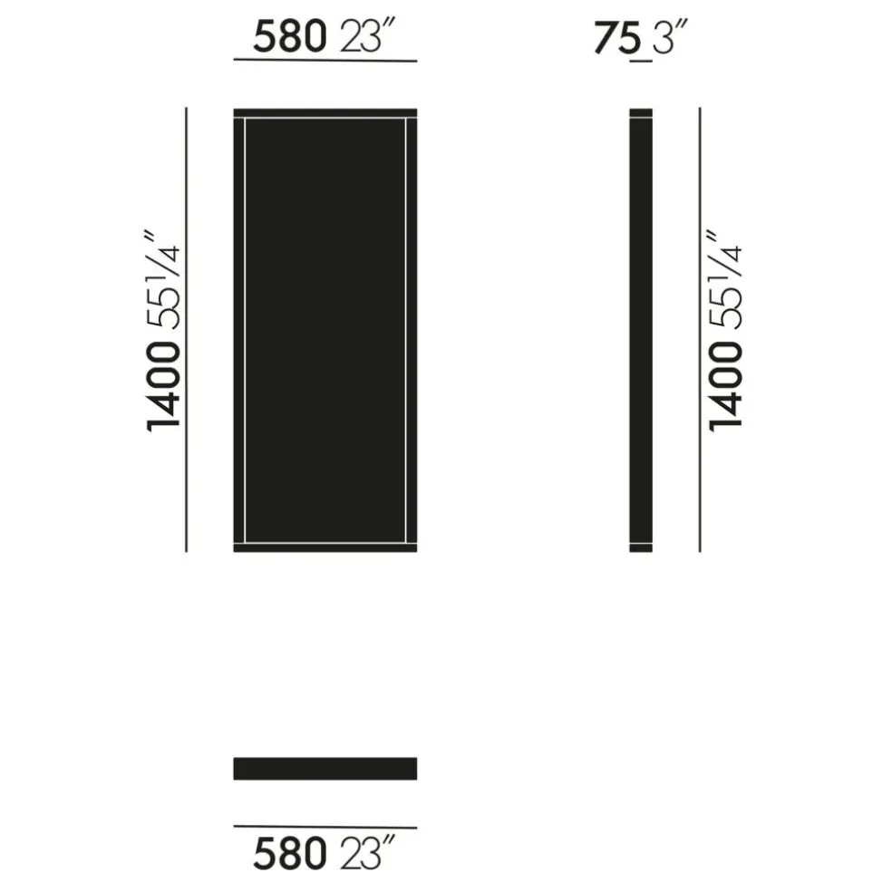Colour Frame Spiegel L