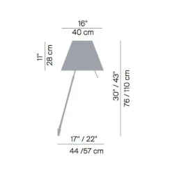 Costanza Parete Wandleuchte mit Dimmer