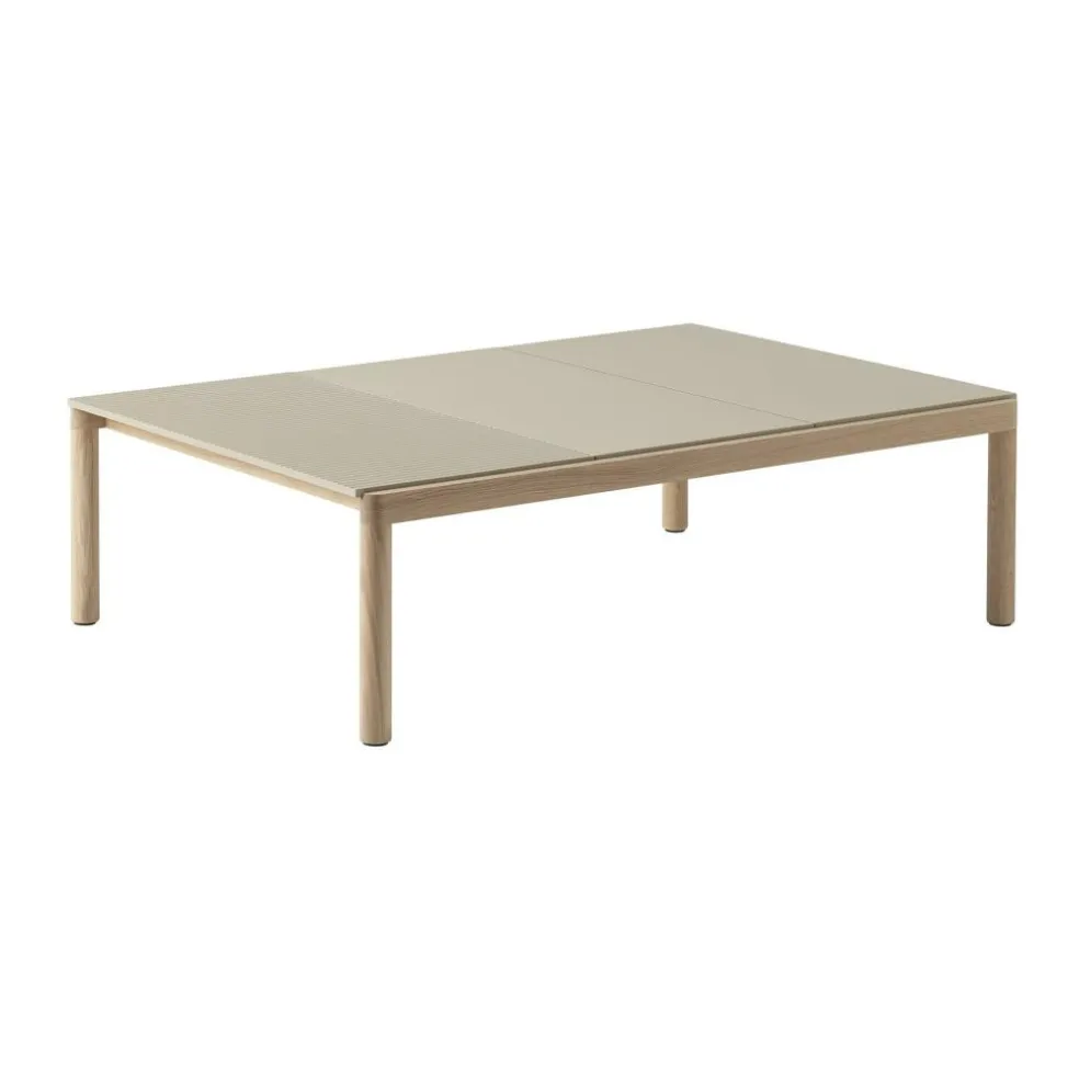 Couple Couchtisch 120x84x35 cm gewellt