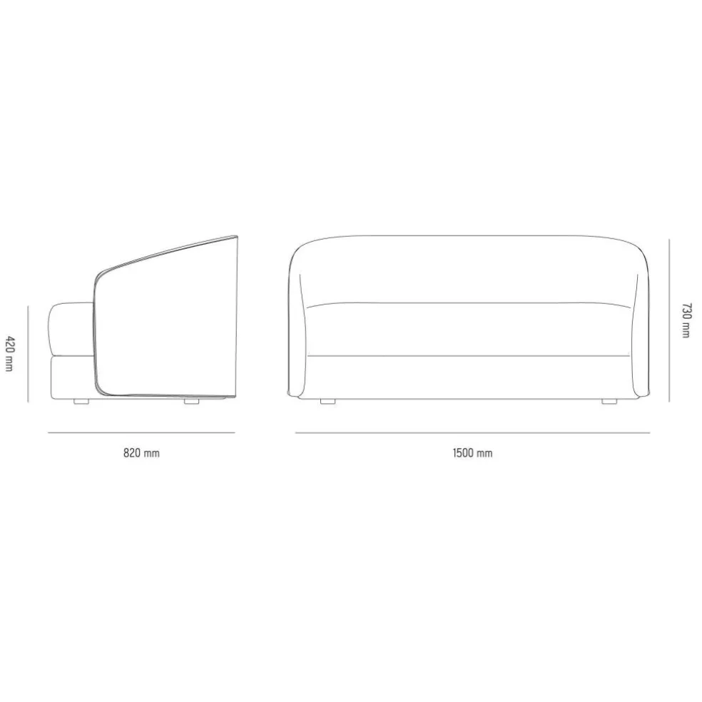 Covent Deep 2-Sitzer Sofa