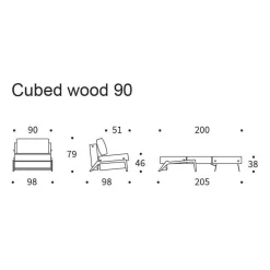 Cubed 90 Sessel Eiche