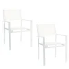 Cubic Gartenarmlehnstuhl 2er Set