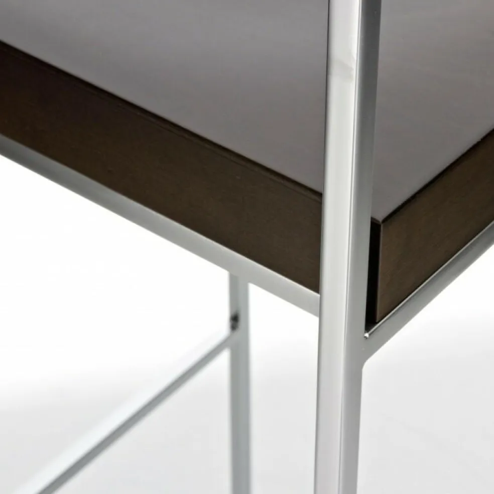 Cubo S62 Barhocker Sitzfläche Massivholz H75cm