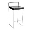 Cubo S62 Barhocker Sitzfläche Leder H65cm