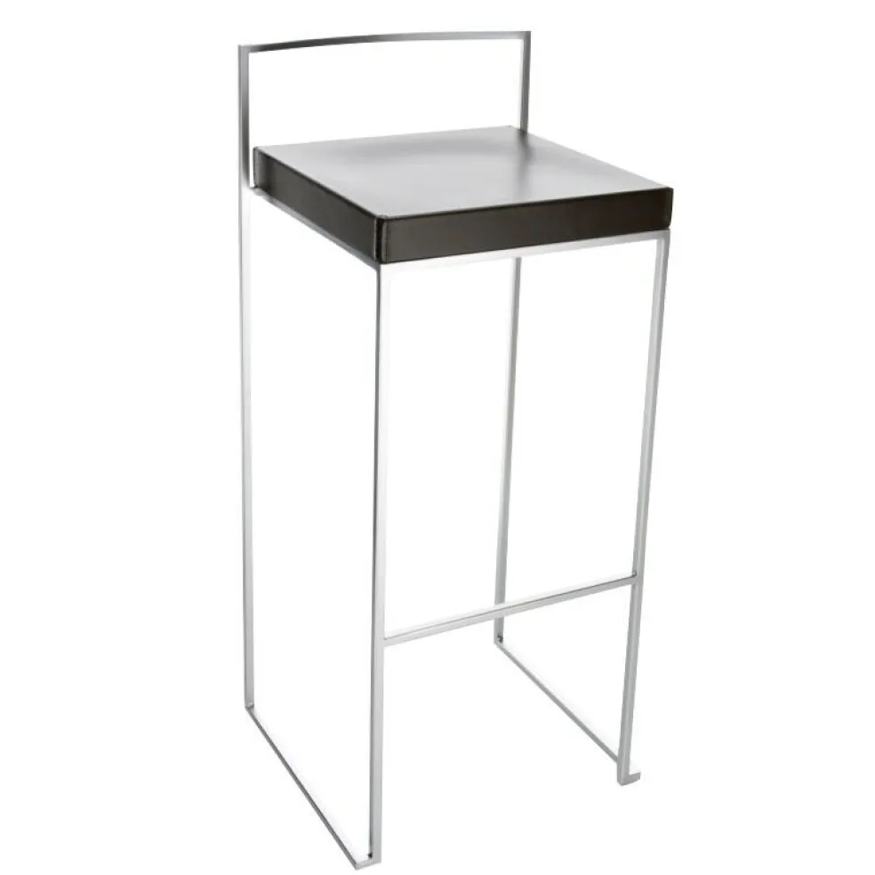 Cubo S62 Barhocker Sitzfläche Leder H75cm