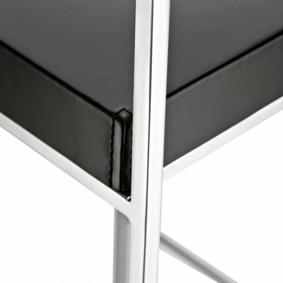 Cubo S62 Barhocker Sitzfläche Leder H75cm