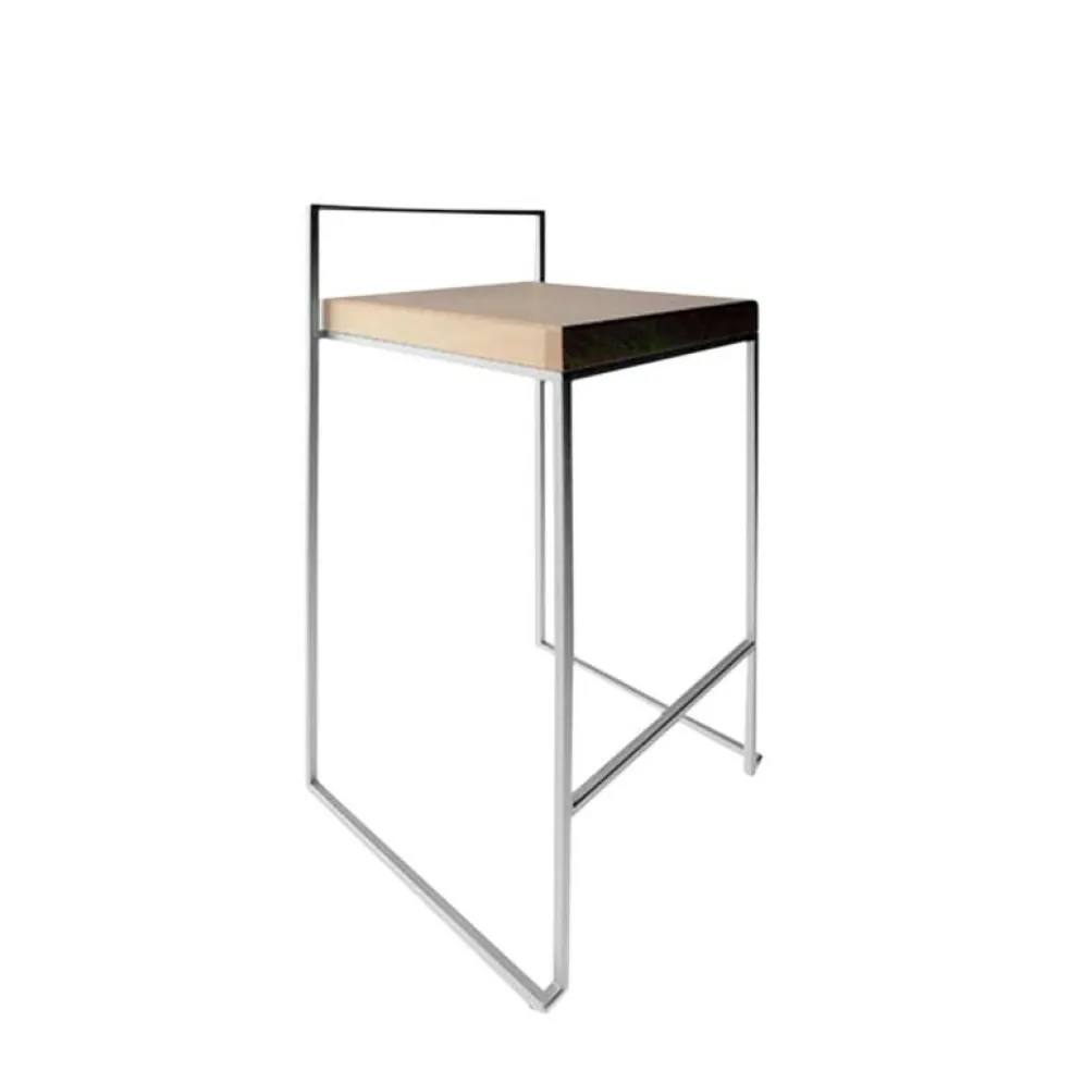 Cubo S62 Barhocker Sitzfläche Massivholz H65cm