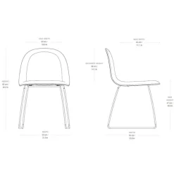 3D Stuhl gepolstert