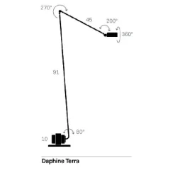 Daphine Terra LED Stehleuchte