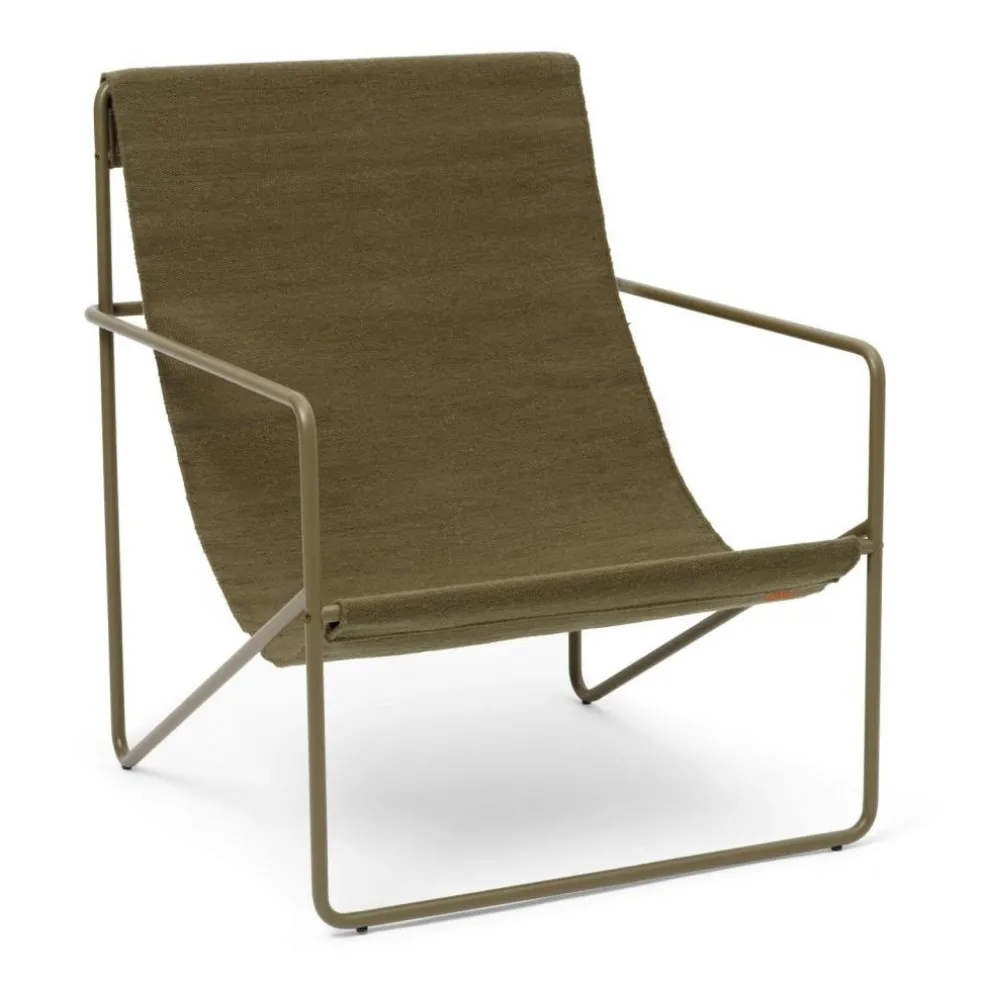 Desert Loungestuhl Gestell Olive