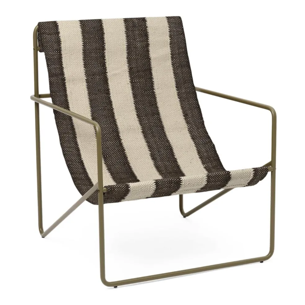 Desert Loungestuhl Gestell Olive