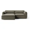 Develius Mellow 2-Sitzer Sofa Chaiselongue links