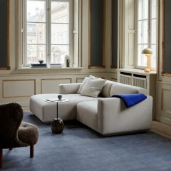 Develius 2-Sitzer Sofa mit Chaiselongue links