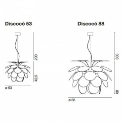 Discocó Pendelleuchte weiß