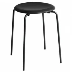 DOT™ Hocker Leder Gestell schwarz