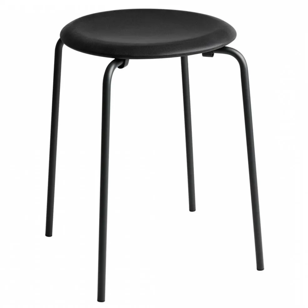 DOT™ Hocker Leder Gestell schwarz