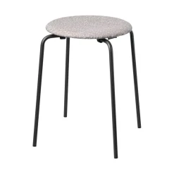 DOT™ Hocker Stoff Gestell warmes Graphit
