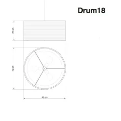 Drum Pendelleuchte