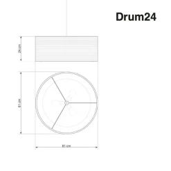 Drum Pendelleuchte