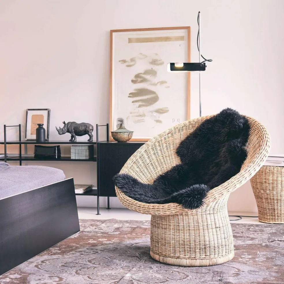E14 Rattanhocker