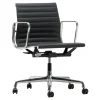 EA 117 Alu Chair Bürostuhl poliert Leder