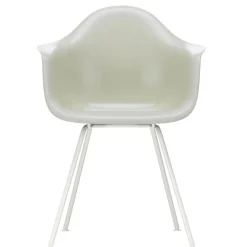 Eames Fiberglass Armchair DAX Gestell weiß