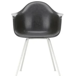 Eames Fiberglass Armchair DAX Gestell weiß