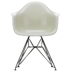 Eames Fiberglass Armchair DAR Gestell schwarz