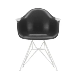 Eames Fiberglass Armchair DAR Gestell weiß
